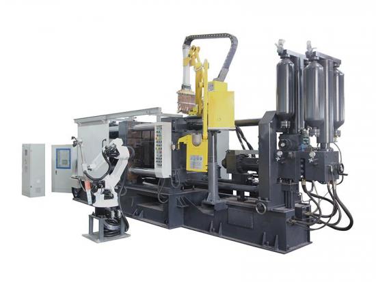 隆華50KG取噴一體化壓鑄機器人