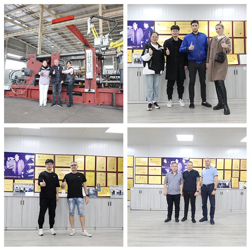 歡迎國(guó)際客戶(hù)蒞臨隆華工廠(chǎng)參觀(guān)！