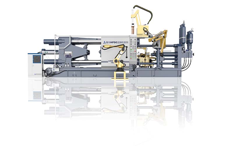 智能全自動壓鑄機流程演示過程