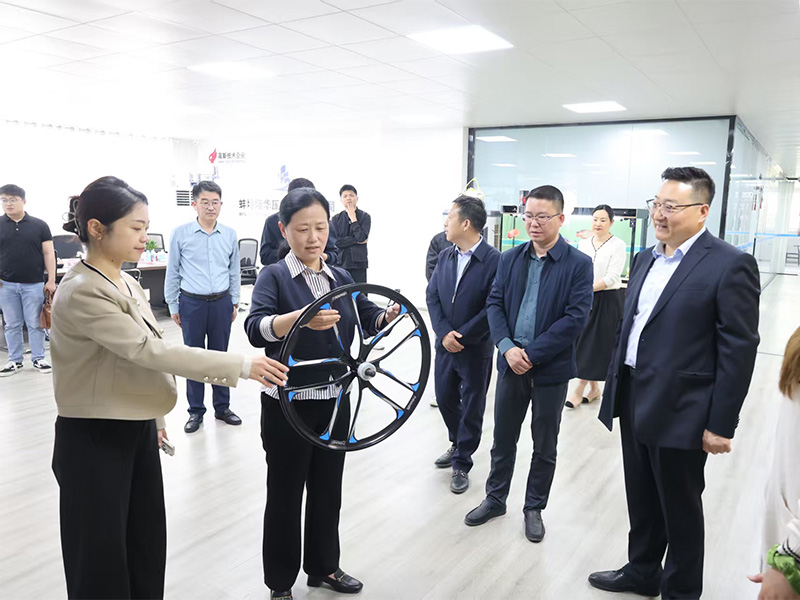蚌埠市蚌山區(qū)委書記桑延慧帶隊赴蚌埠隆華壓鑄機有限公司開展調(diào)研